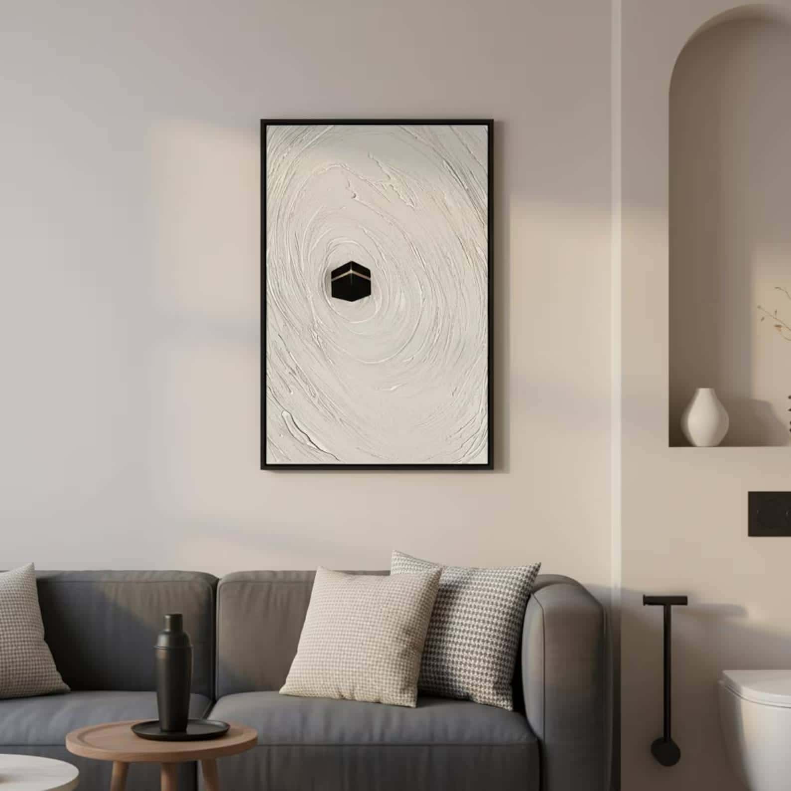 Kaaba, Islamic Artwork | Wall Art for Muslims | Single, A2 at XILEF Art